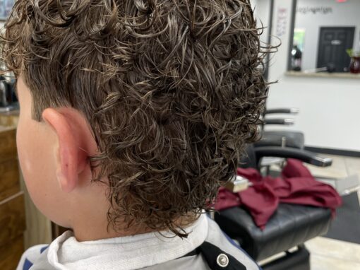 JD Barber Shop Magnolia TX Photo Gallery Layered curly hairstyle for men at JD Barber Shop.