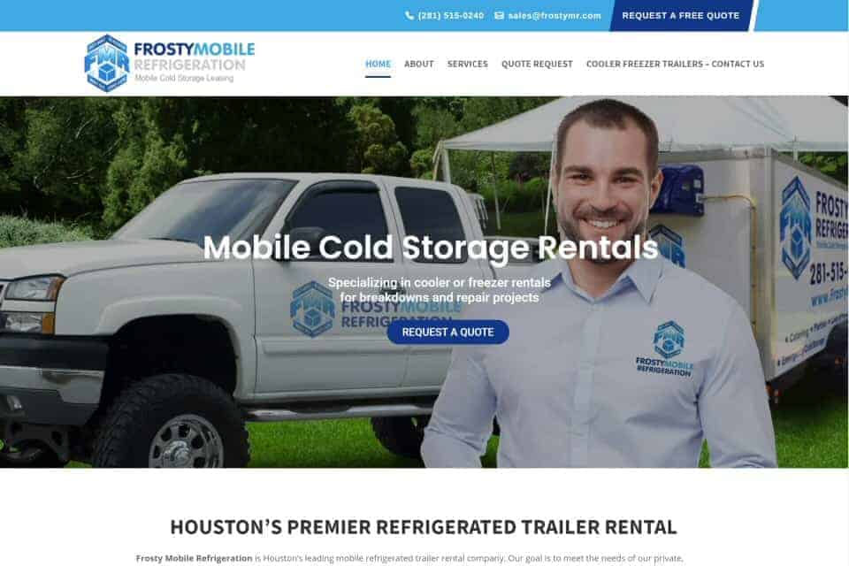 Frosty Mobile Refrigeration by JD Barber Shop